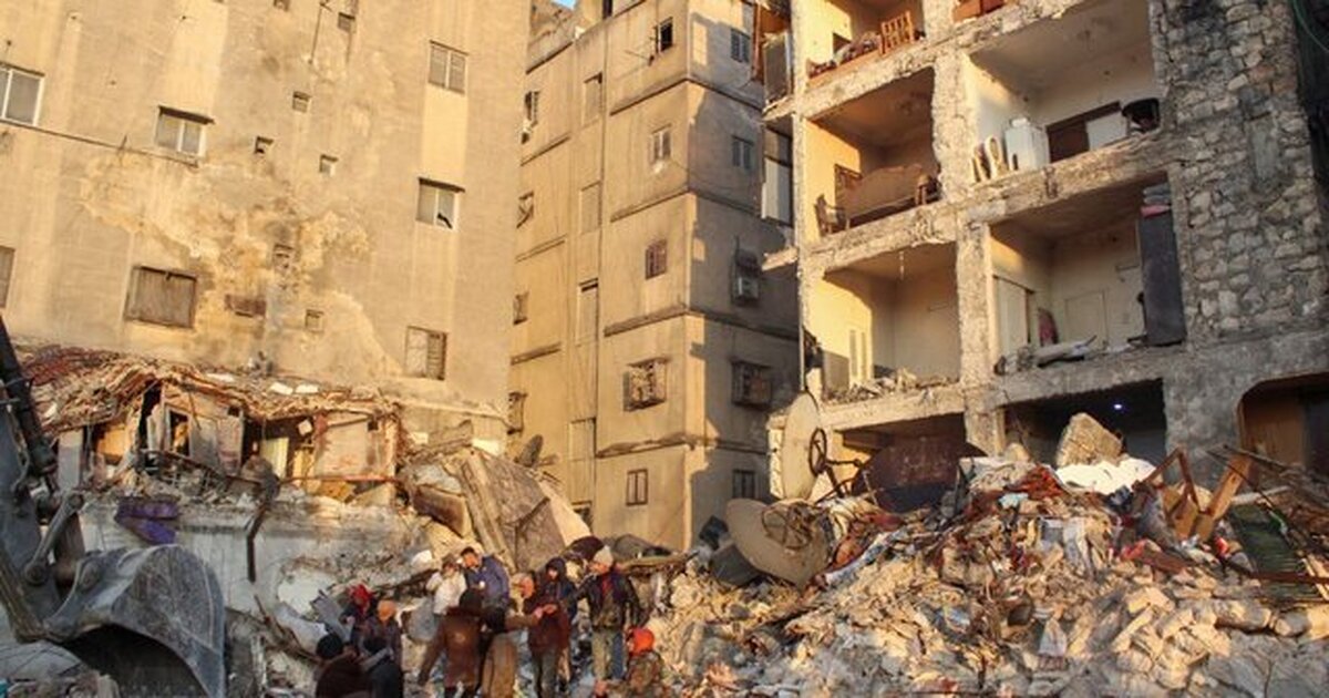 شمار قربانیان زلزله در سوریه به ۳۱۰۰ نفر رسید