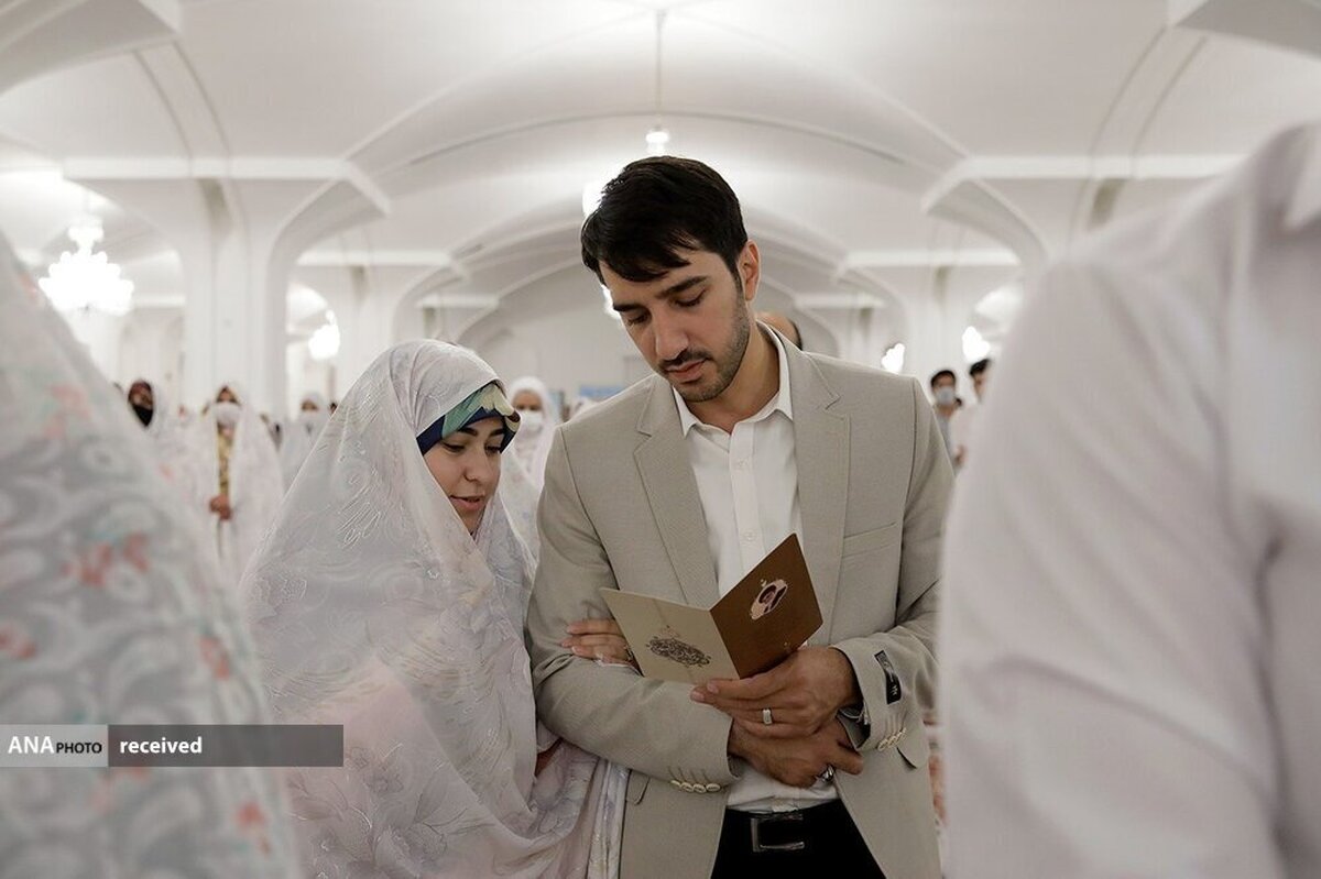 مراسم ازدواج دانشجویی درواحد علوم تحقیقات دانشگاه آزاد اسلامی