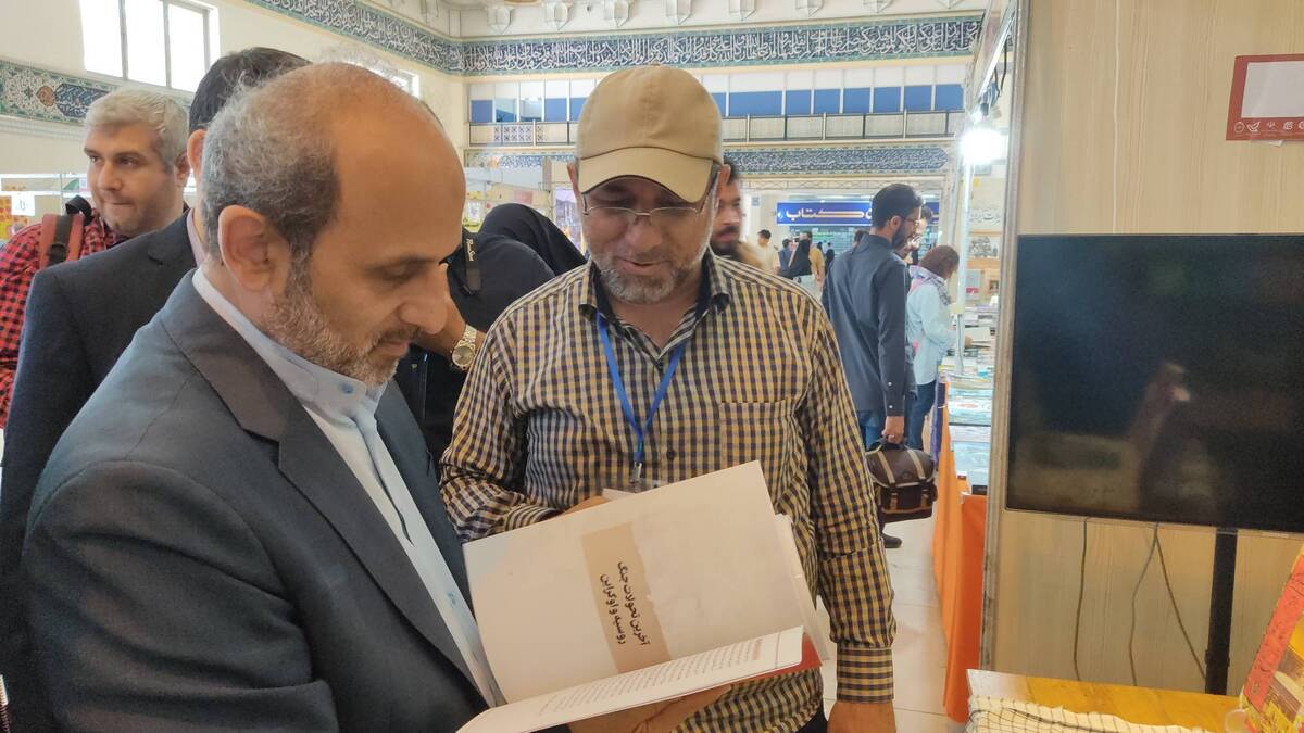 بازدید رئیس سازمان صداوسیما از نمایشگاه بین‌المللی کتاب تهران