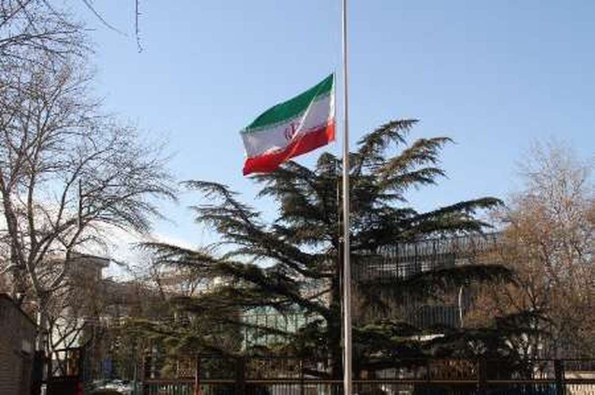 نیمه برافراشته شدن پرچم ایران در مقر سازمان ملل در ژنو