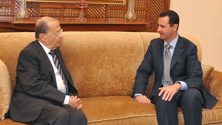 بشار اسد - میشل عون