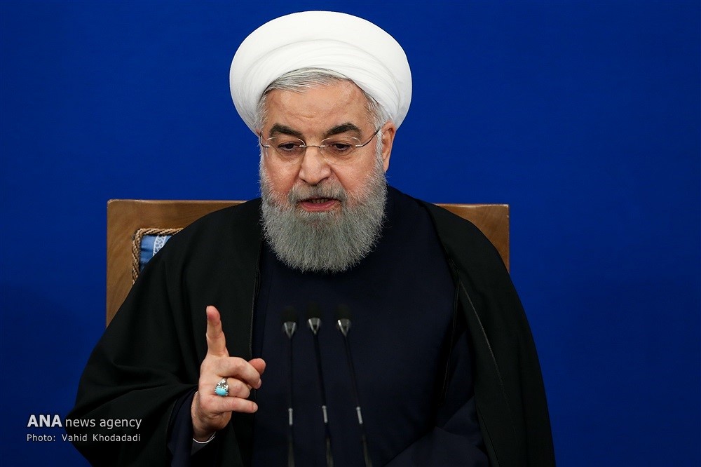 نشست خبری حسن روحانی رئیس جمهور ایران