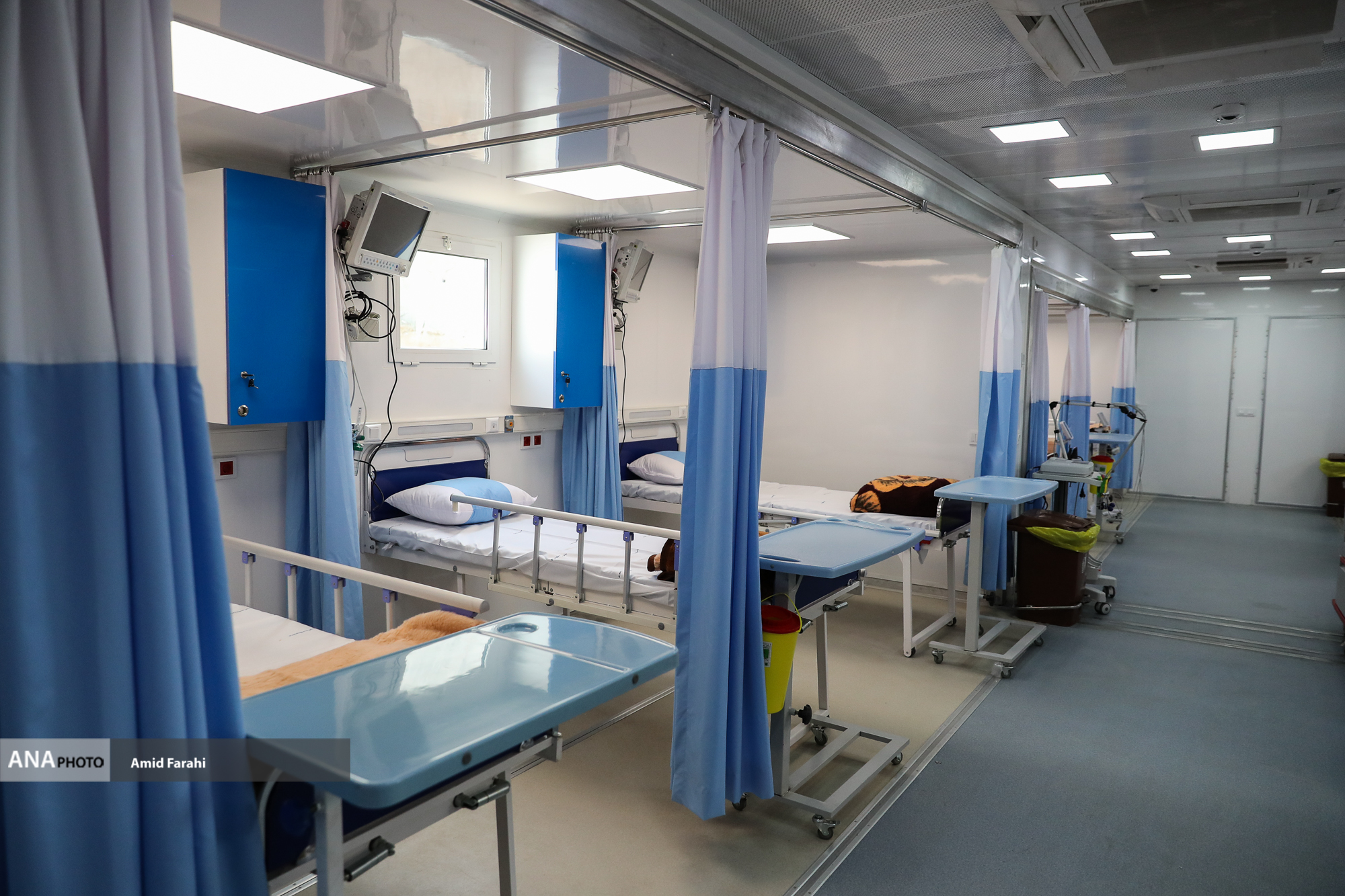راه اندازی بیمارستان صحرایی مسیح دانشوری برای ارائه خدمات به بیماران کرونایی