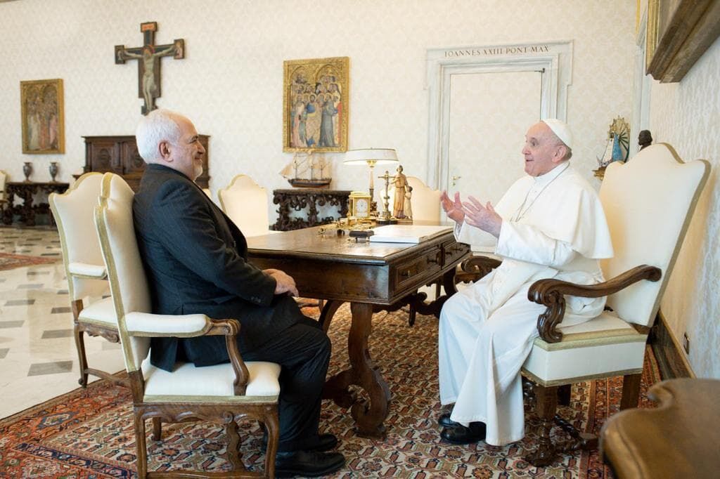 ظریف  و پاپ فرانسیس
