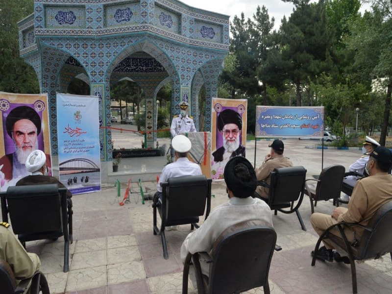 رونمایی از مقبره شهدا