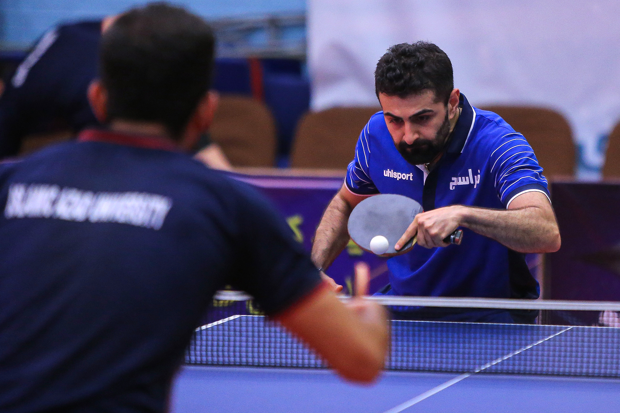 مسابقه نیمه نهایی لیگ برتر تنیس روی میز مردان