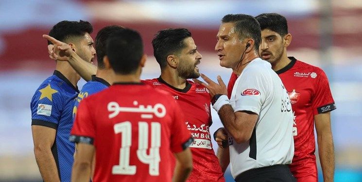 محمدرضا اکبریان مهدی ترابی کمال کامیابی‌نیا دربی 95 پرسپولیس استقلال