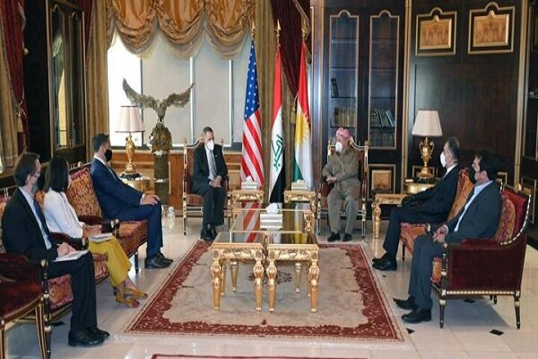 بارزانی با سفیر آمریکا در بغداد