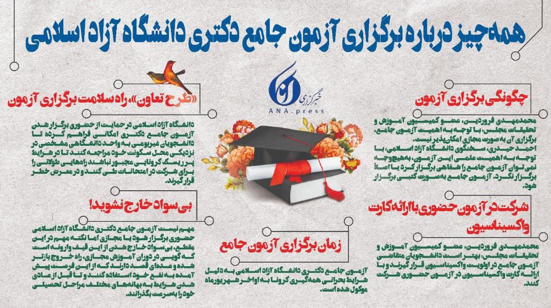 همه چیز درباره برگزاری آزمون جامع دکتری دانشگاه آزاد اسلامی (اصلی)