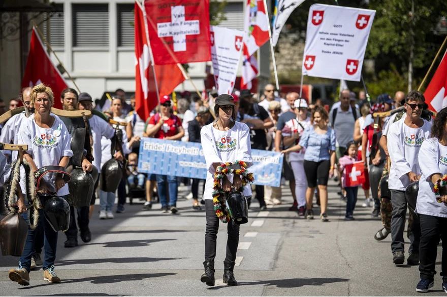 تظاهرات در سوئیس