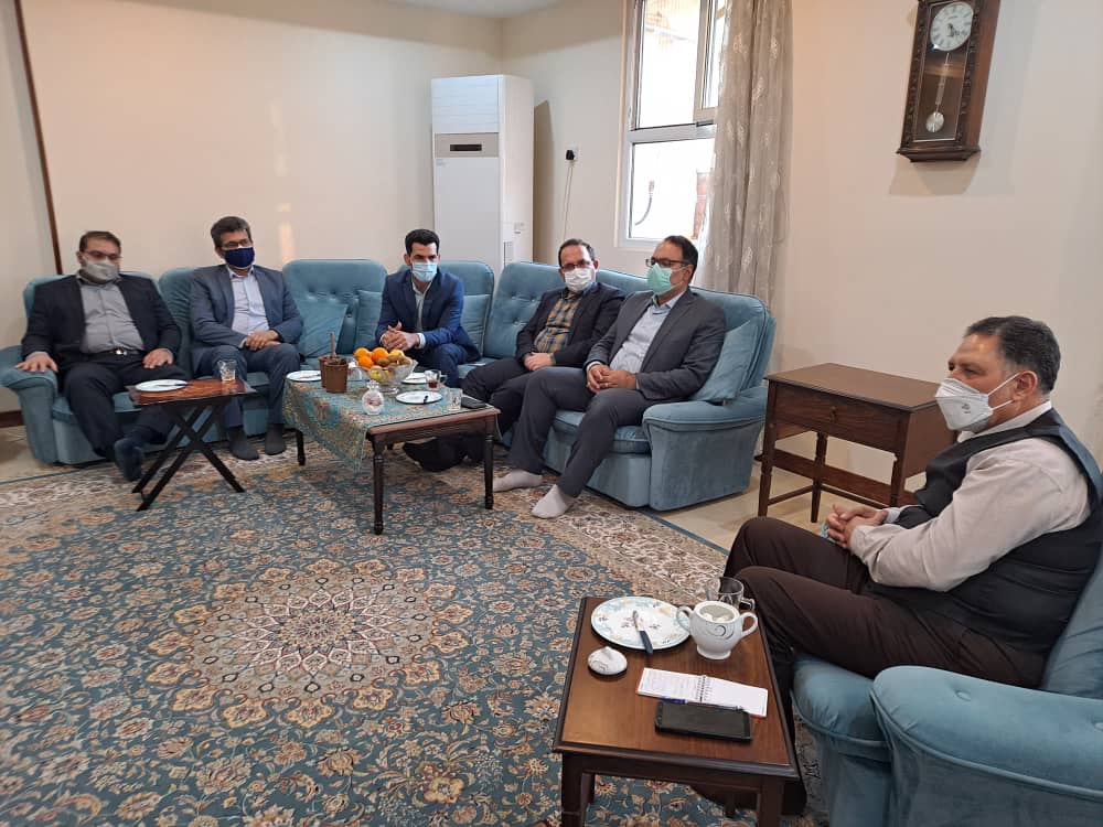 سیداحمد آوایی نماینده مردم دزفول در مجلس شورای اسلامی در دیدار رئیس دانشگاه آزاد دزفول