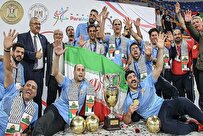منتخب-ايران-لكرة-الطائرة-جلوس-يعلن-دعمه-لشعب-غزة