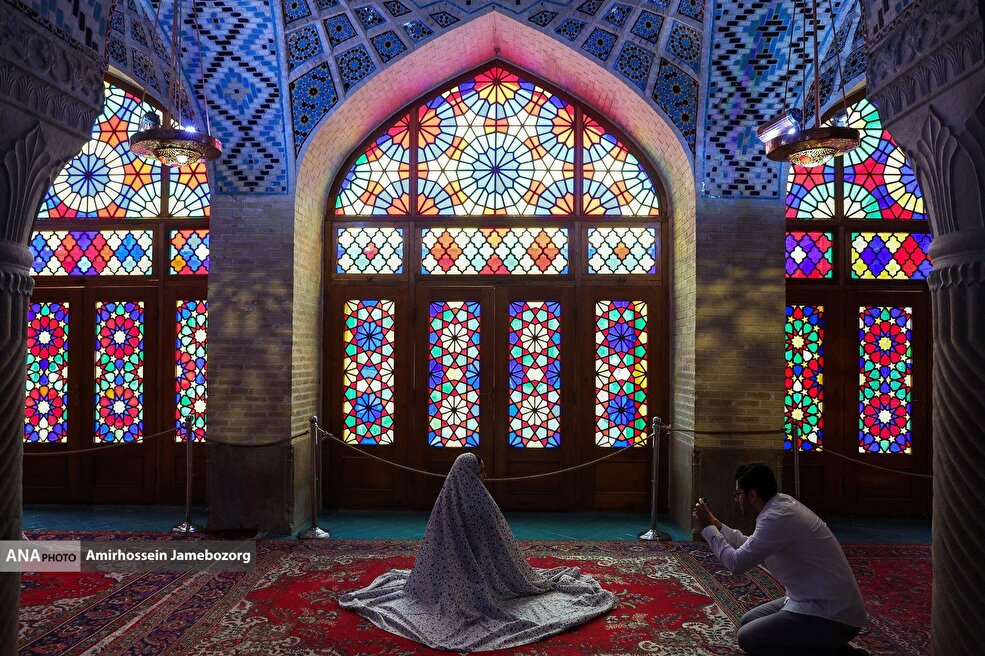 مسجد نصير الملك  في شيراز