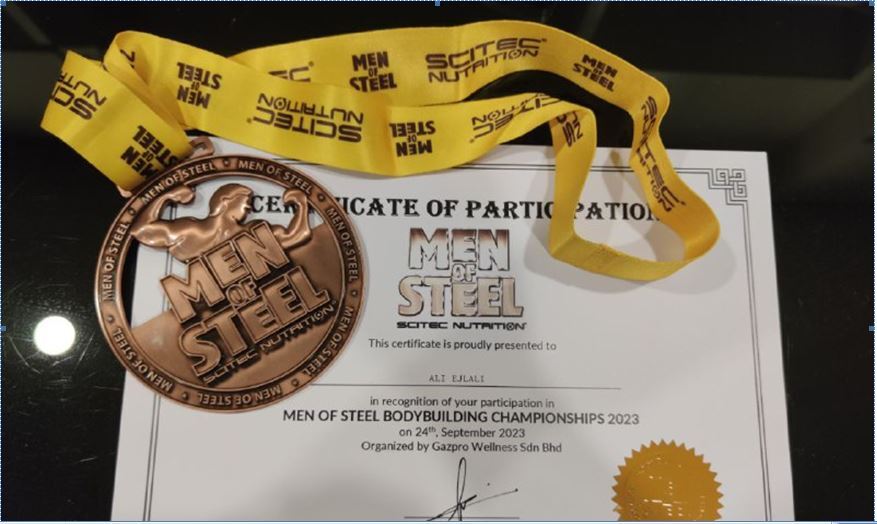 Famous Iranian Bodybuilder in Malaysia