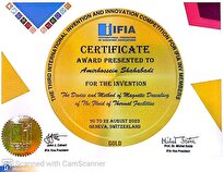Iranian Scientist Wins IFIA Award for Inventing Device for Magnetic Descaling of Fluid