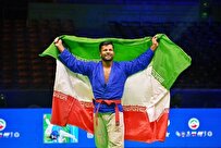 IAU Student Becomes Only Iranian Kurash Athlete Winning Gold Medal at Asian Championships