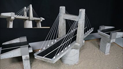 Miniature Concrete Bridge Construction