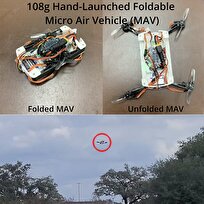 Iranian Student, Colleagues Manufacture Pocket-Sized Hand-Launched Foldable Drone