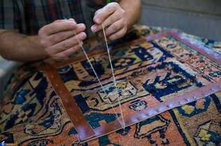 Carpet weaving is a 2500-year-old art in Iran