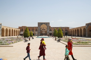 Ganjali Khan Bazaar is one of the buildings of Ganjali Khan complex in the Iranian Southern city of Kerman, built in 1596 AD (1005 AH), and comprised of eighteen shops along with a historical and beautiful public bathhouse of the same name.