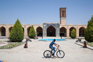 Ganjali Khan Bazaar is one of the buildings of Ganjali Khan complex in the Iranian Southern city of Kerman, built in 1596 AD (1005 AH), and comprised of eighteen shops along with a historical and beautiful public bathhouse of the same name.