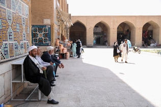 Ganjali Khan Bazaar is one of the buildings of Ganjali Khan complex in the Iranian Southern city of Kerman, built in 1596 AD (1005 AH), and comprised of eighteen shops along with a historical and beautiful public bathhouse of the same name.