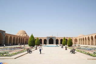 Ganjali Khan Bazaar is one of the buildings of Ganjali Khan complex in the Iranian Southern city of Kerman, built in 1596 AD (1005 AH), and comprised of eighteen shops along with a historical and beautiful public bathhouse of the same name.