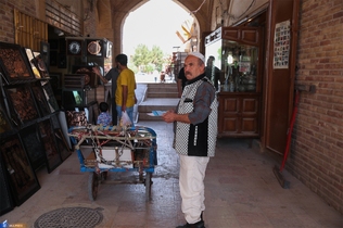 Ganjali Khan Bazaar is one of the buildings of Ganjali Khan complex in the Iranian Southern city of Kerman, built in 1596 AD (1005 AH), and comprised of eighteen shops along with a historical and beautiful public bathhouse of the same name.