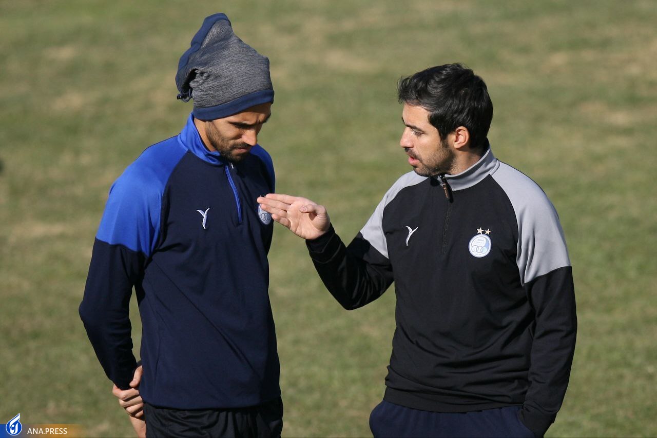 پایان شایعات پیرامون ساپینتو و گفت‌و‌گوی مربی استقلال با کاپیتان+تصاویر