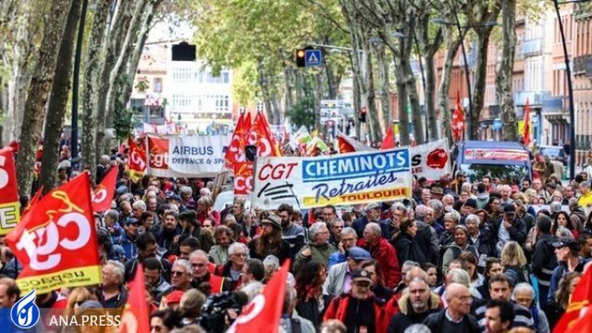 پنج شنبه سیاه فرانسه در سایه موج اعتصاب‌های گسترده