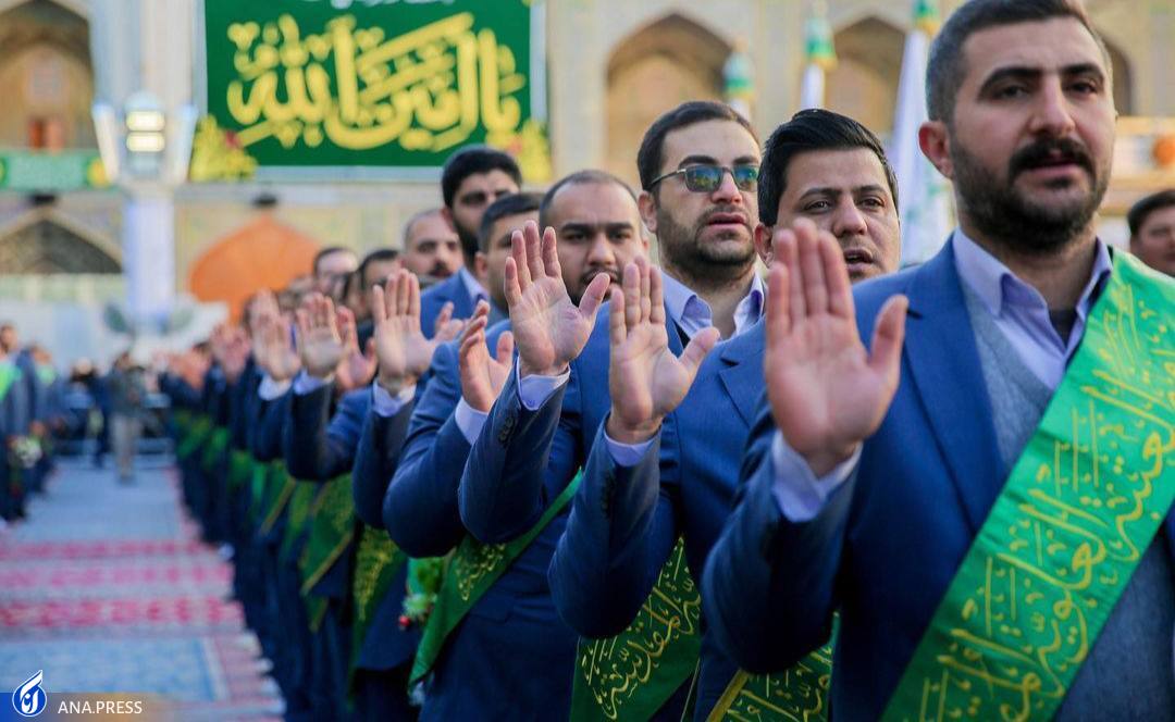 تزیین حرم امام علی (ع) و برپایی جشن میلاد جوادالائمه (ع) در نجف + عکس تزیین حرم امام علی (ع) و برپایی جشن میلاد جوادالائمه (ع) در نجف + عکس