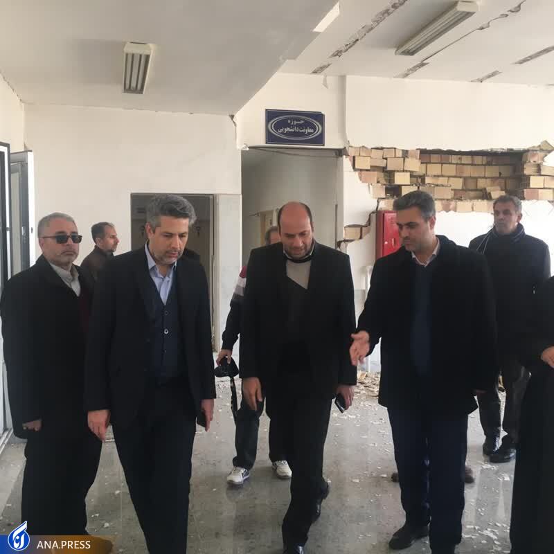 کاروان همدلی دانشگاهیان دانشگاه آزاد راهی مناطق زلزله‌زده شد