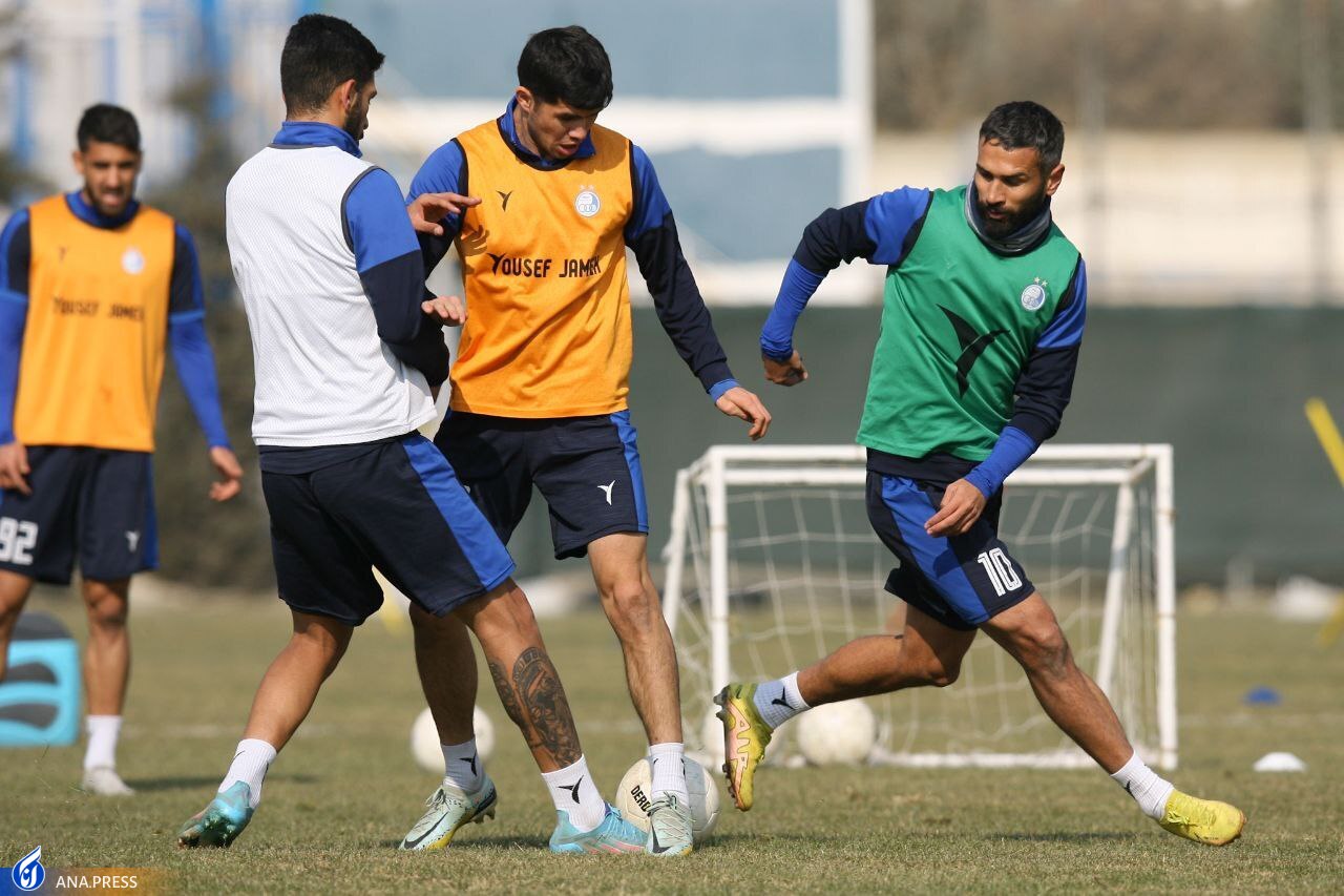 حضور بازیکن مازاد و ۲ عضو هیات مدیره چند استقلالی باز هم تمرین نکردند+تصاویر