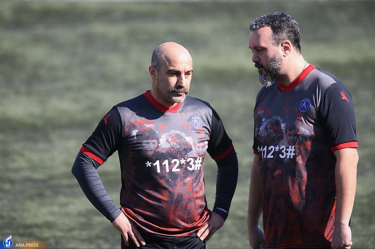 تصاویر جذاب از بازی خیرخواهانه در ورزشگاه غدیر با حضور دایی و جمعی از هنرمندان