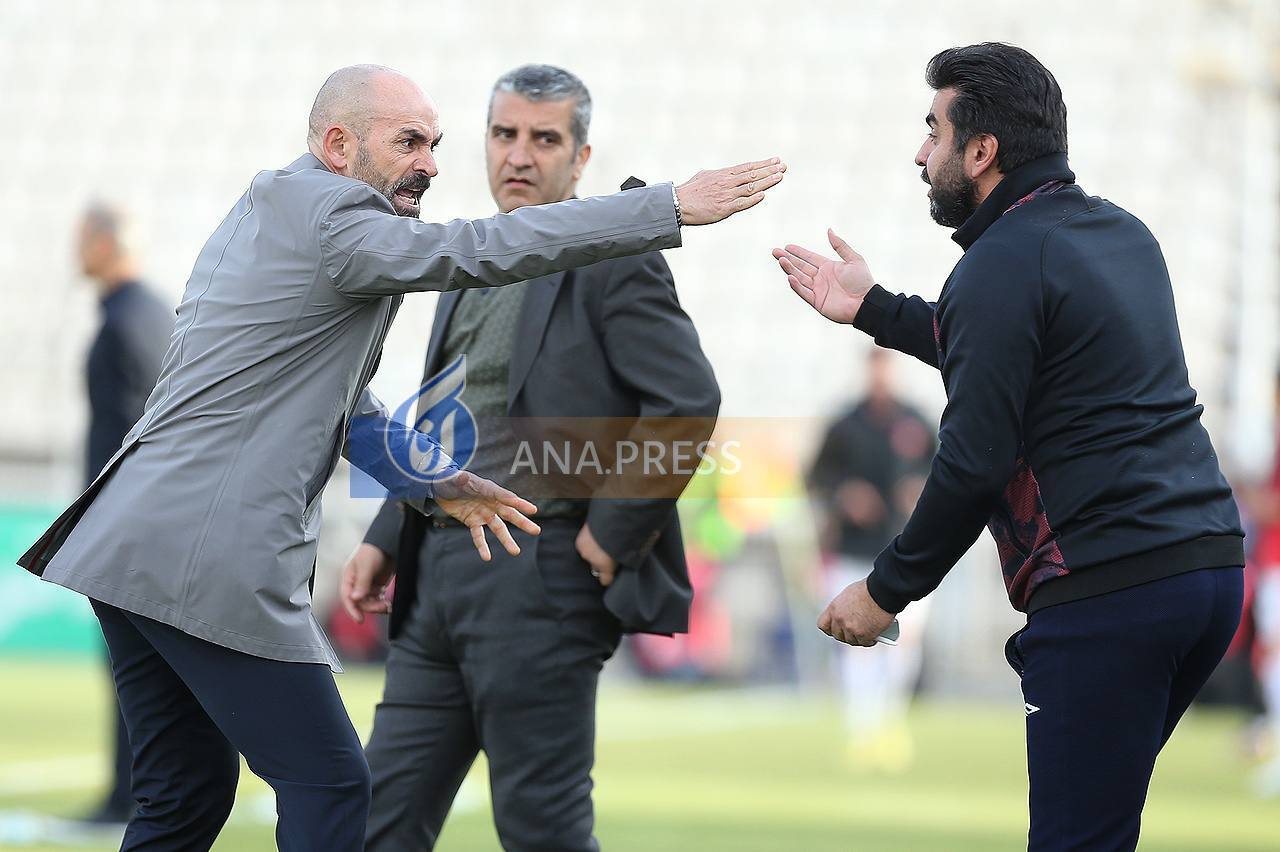 فریم به فریم برخورد سرمربی تراکتور با دستیارش+تصاویر