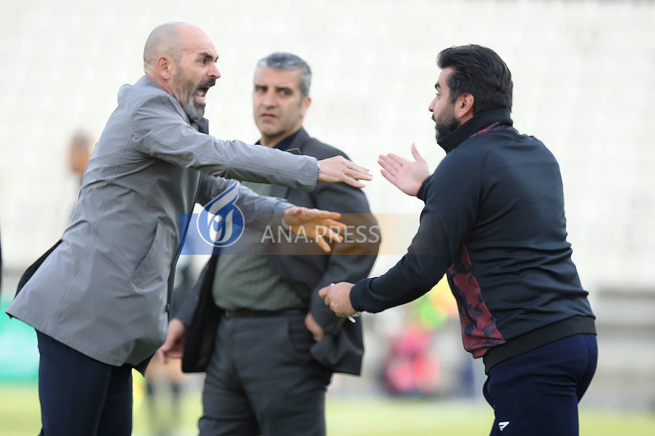 فریم به فریم برخورد سرمربی تراکتور با دستیارش+تصاویر