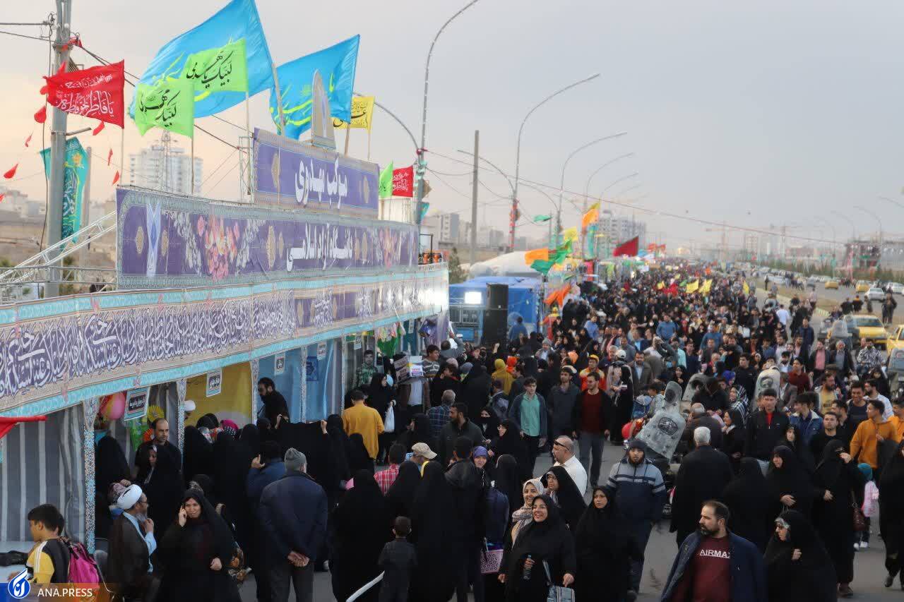 پایان فعالیت‌های مهدوی موکب دانشگاه آزاد با طعم رحمت الهی