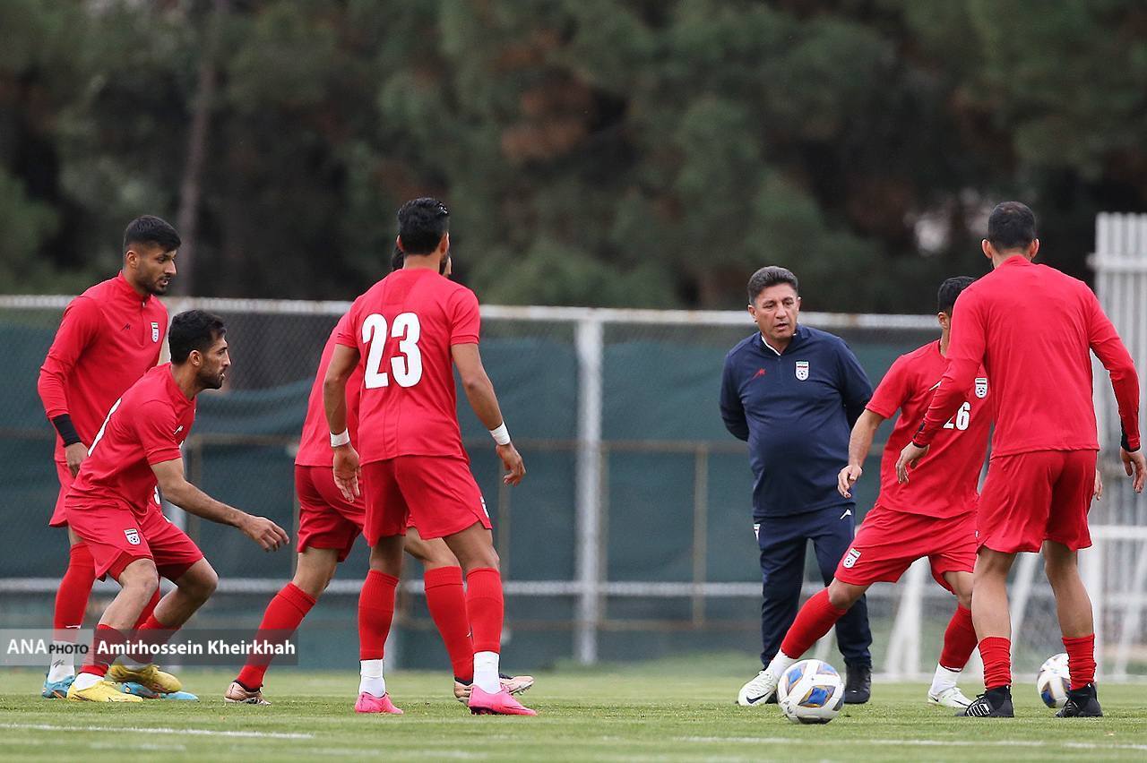 تصاویری از تمرین تیم ملی فوتبال در اولین حضور امیر قلعه نویی