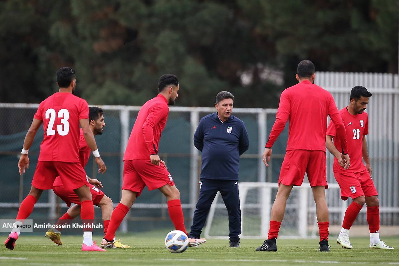 تصاویری از تمرین تیم ملی فوتبال در اولین حضور امیر قلعه نویی