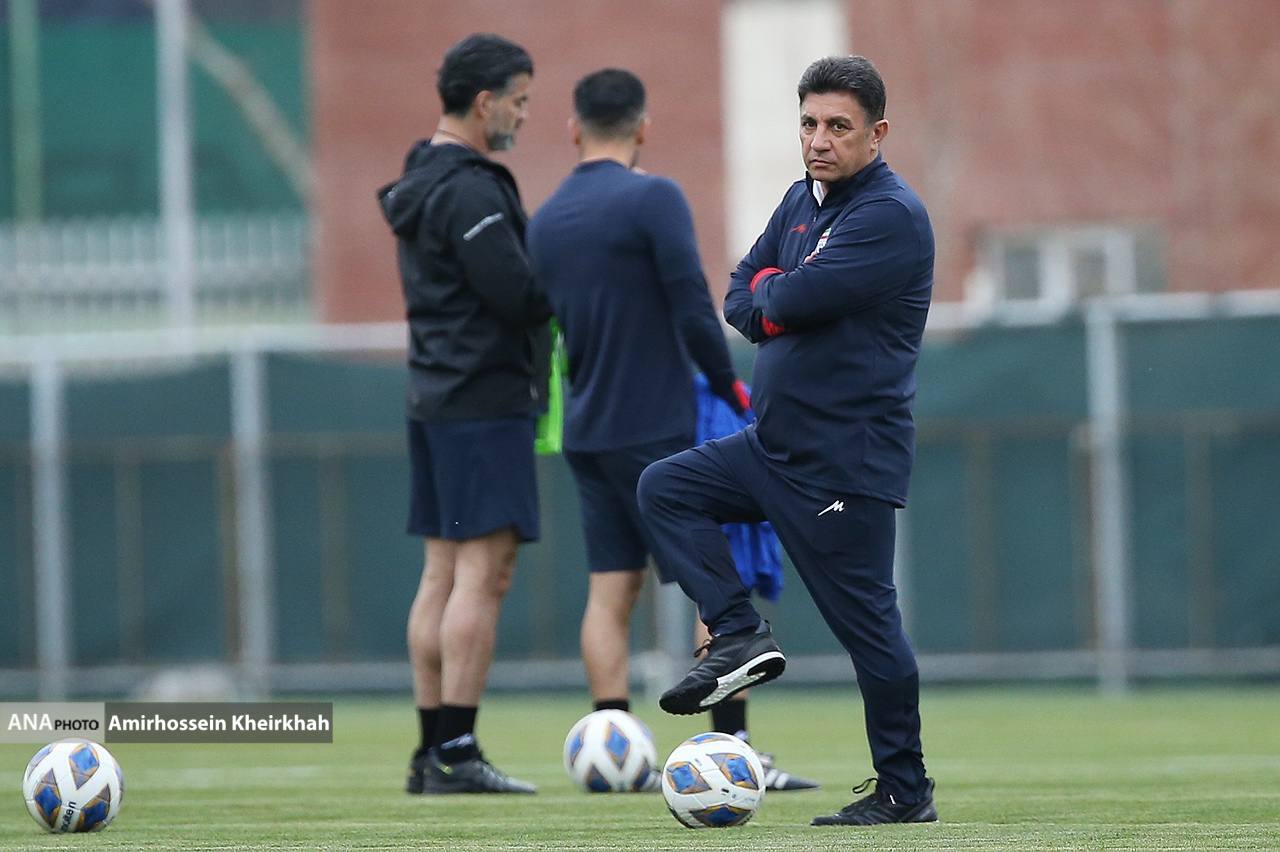 تصاویری از تمرین تیم ملی فوتبال در اولین حضور امیر قلعه نویی