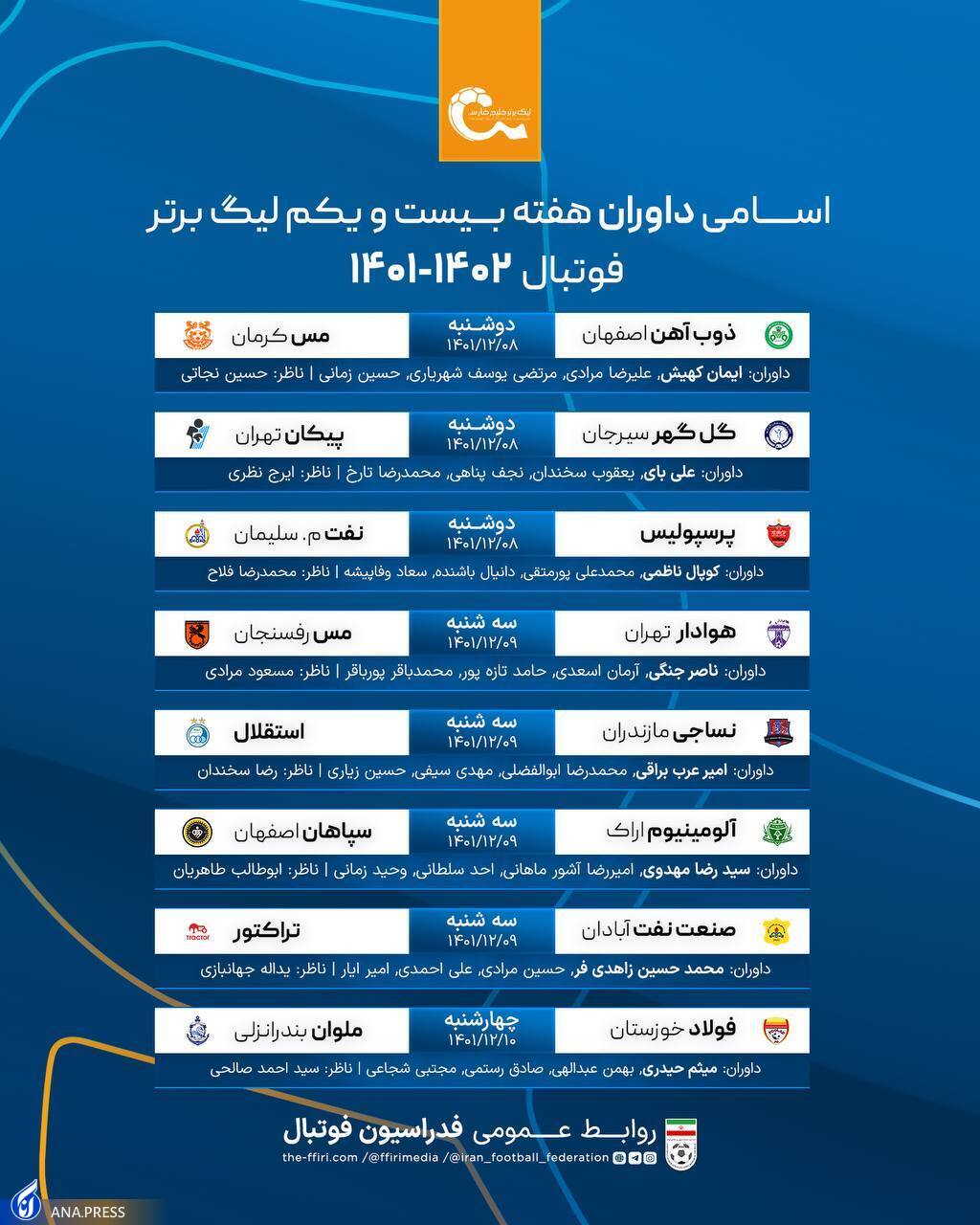 ناظمی و عرب براقی داوران سرخابی شدند ناظمی و عرب براقی داوران سرخابی شدند