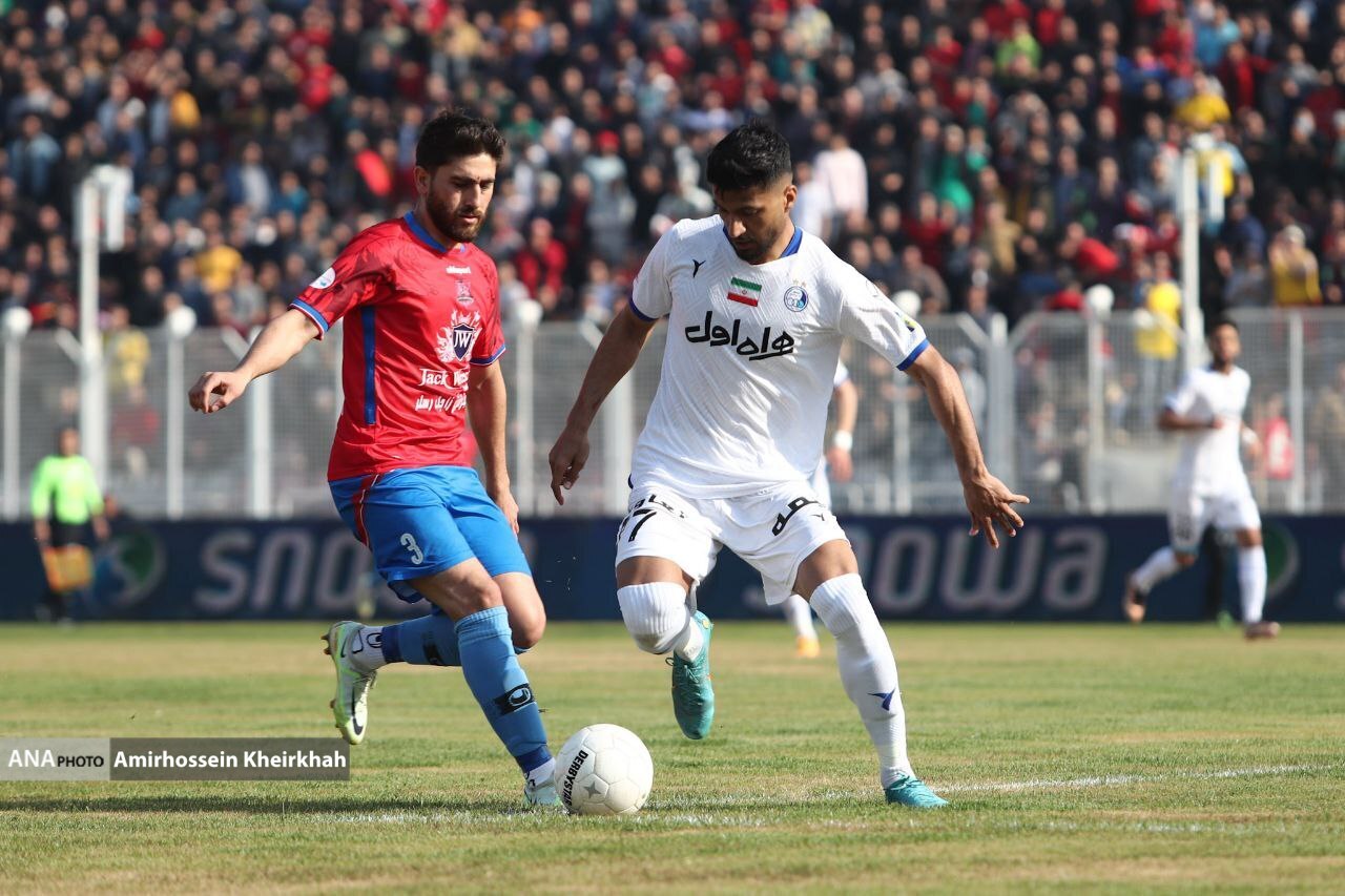 تصاویر توقف استقلال در خانه نساجی