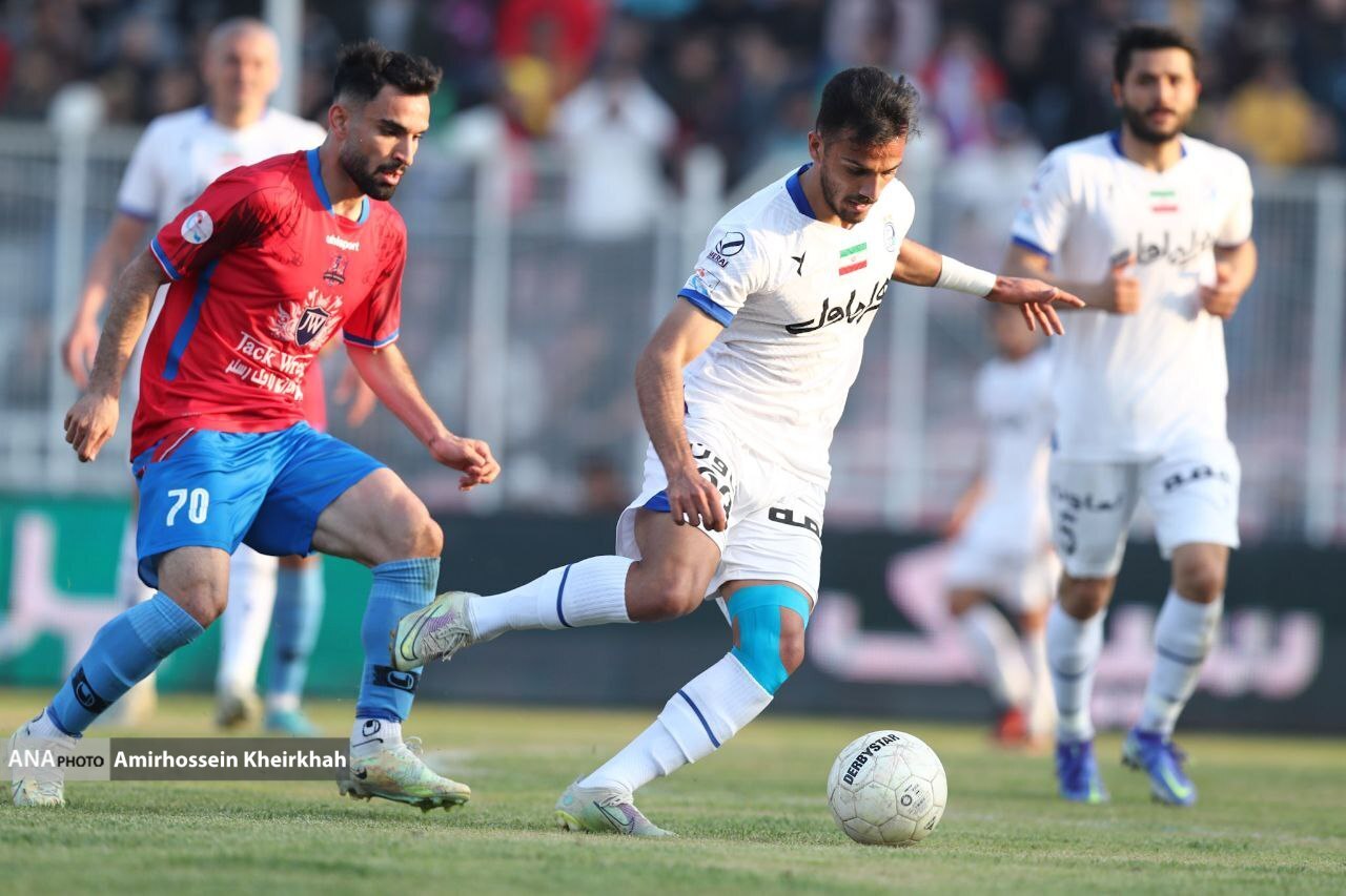 تصاویر توقف استقلال در خانه نساجی