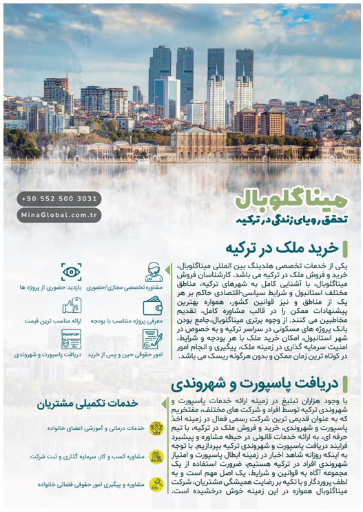 شرایط اخذ شهروندی ترکیه و خرید ملک + معرفی هلدینگ میناگلوبال شرایط اخذ شهروندی ترکیه و خرید ملک + معرفی هلدینگ میناگلوبال