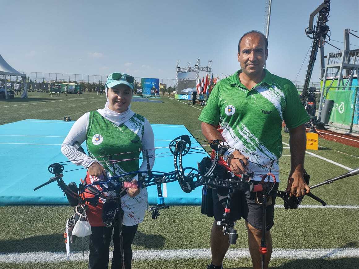 مدال نقره بر گردن تیم میکس کامپوند ایران 