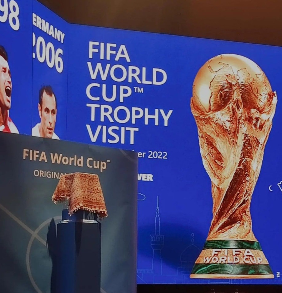 آغاز مراسم رونمایی از کاپ جام جهانی؛ درخواست عزیزی از تاج در مورد اسکوچیچ آغاز مراسم رونمایی از کاپ جام جهانی؛ درخواست عزیزی از تاج در مورد اسکوچیچ