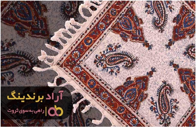 خرید سفره قلمکار طرح گلیم مستطیل در تهران