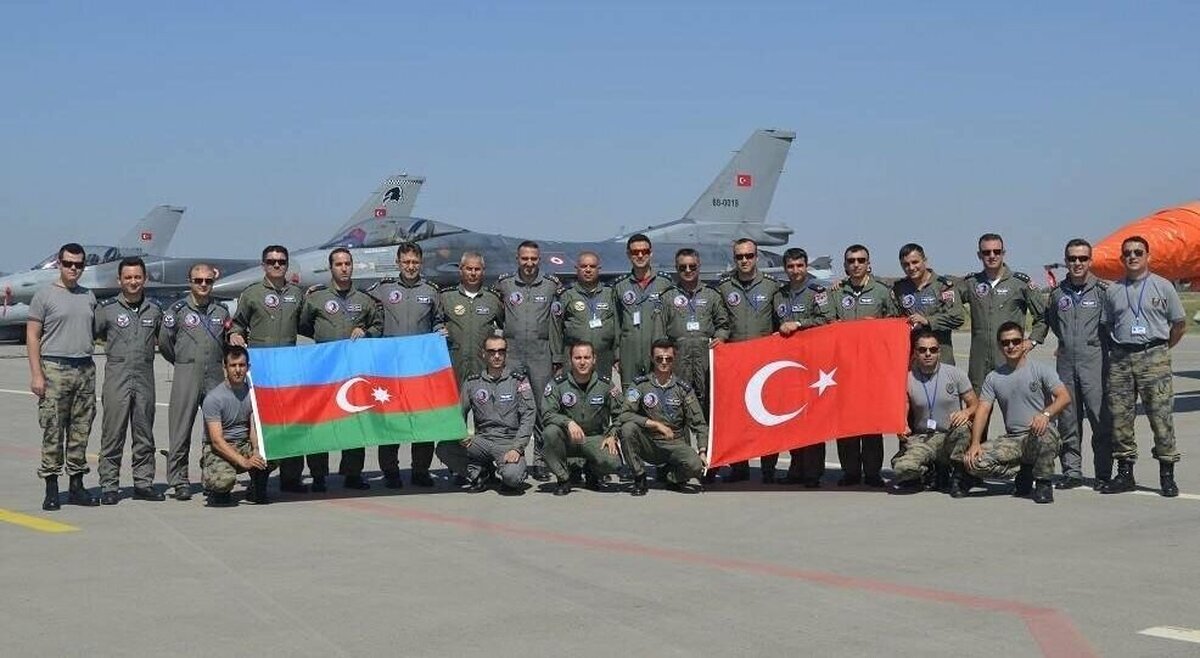 رزمایش هوایی ترکیه و جمهوری آذربایجان برگزار شد