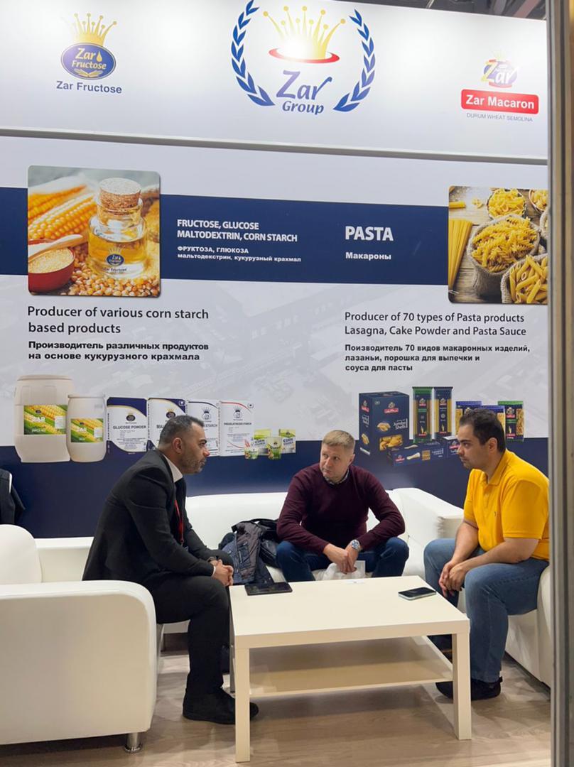 حضور پررنگ گروه صنعتی زر در نمایشگاه صنایع غذایی روسیه حضور پررنگ گروه صنعتی زر در نمایشگاه صنایع غذایی روسیه