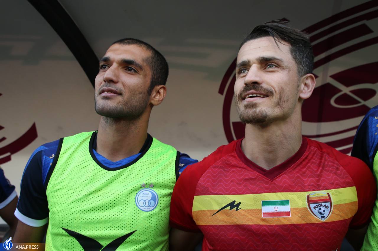 همه رویارویی های ویژه قبل از آغاز دیدار استقلال و فولاد+تصاویر